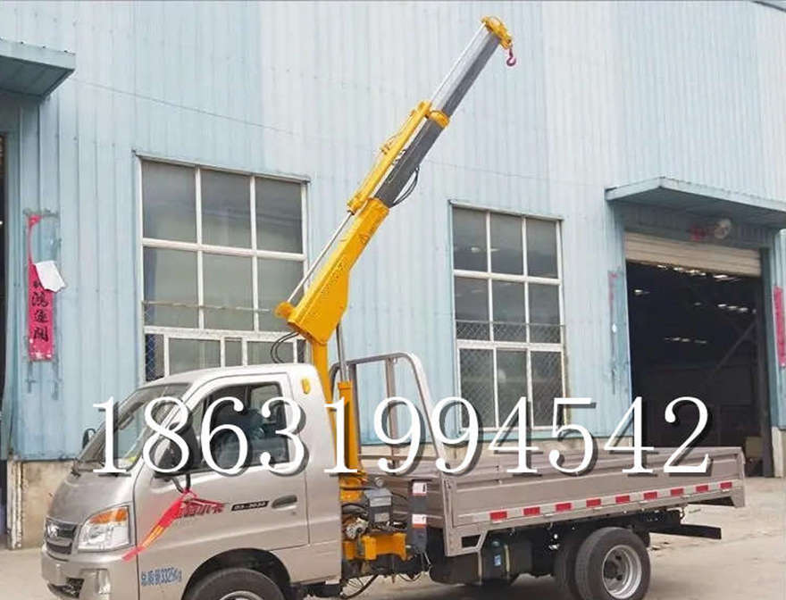 眉山市随车吊机价格吊水泥仓库小型搬运车载吊机可拆卸随车吊机12/24V车载吊